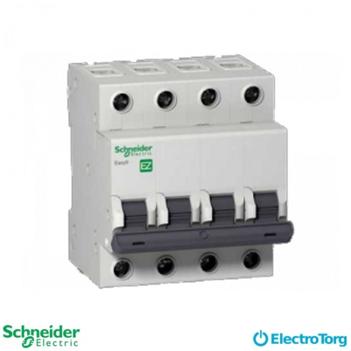 купить купить Автомат 4-полюсный 50А С, промышленная серия Easy9 Schneider Electric  