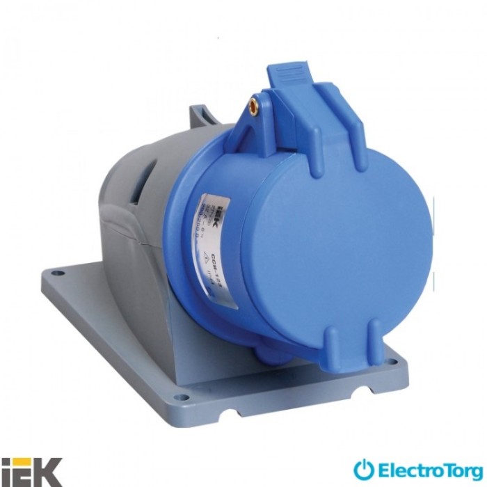 купить купить Розетка стационарная ССИ-123 32А-6ч/200-250В 2Р+РЕ IP44 MAGNUM ИЭК (IEK)  