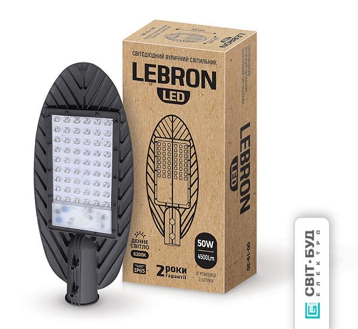 купить купить LED светильник L-SL 100W консольный SMD 6200K 9000Lm IP65 Lebron (Леброн)  