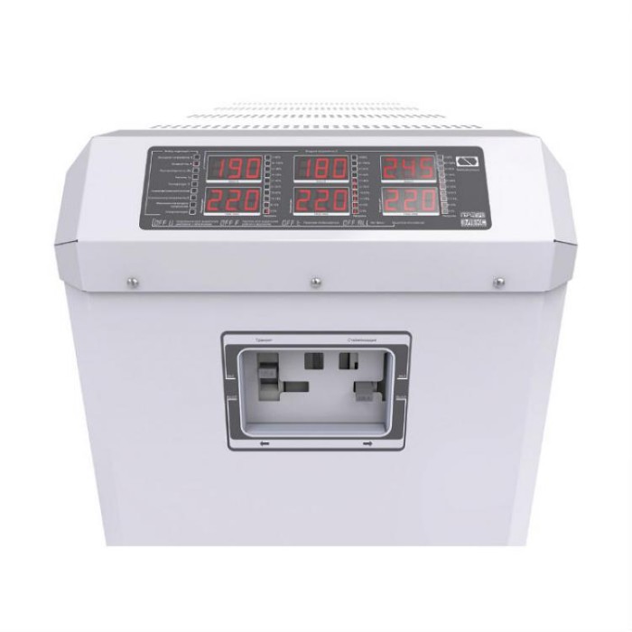 купить купить Стабилизатор напряжения трехфазный ГЕРЦ 36-3/160 v3.0 (106 кВА/кВт), 36 ступеней стабилизации, тиристорный Элекс  