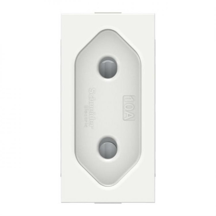 купить купить Розетка 16А шторки винтовой зажим 1 м белый Unica New Schneider Electric (Шнайдер Электрик)  