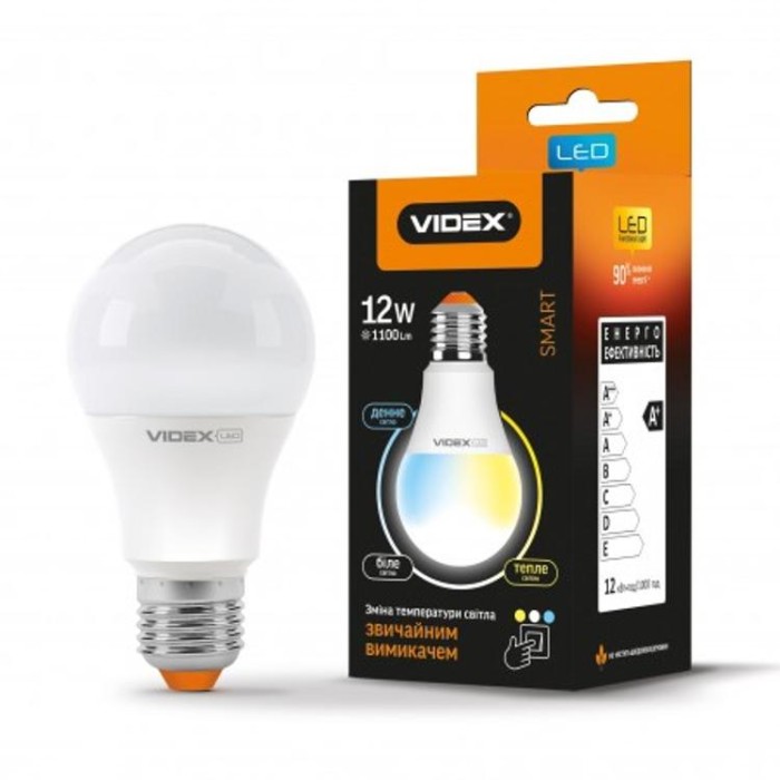 купить купить LED лампа VIDEX A60eC3 12W E27 220V  