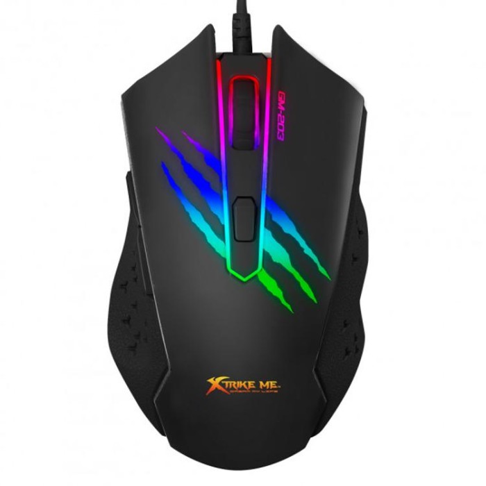 купить купить Ігрова комп'ютерна миша дротова XTRIKE ME GM-203 RGB Black  