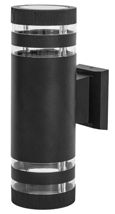 Світильник VELMAX V-WL-39, max 35W, E27*2, 220V, IP54, чорний