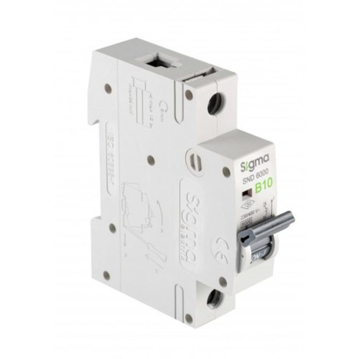 купить купить Автоматичний вимикач SIGMA 6кА, 1Р, 10А&quot;С&quot;(6SM110C)  