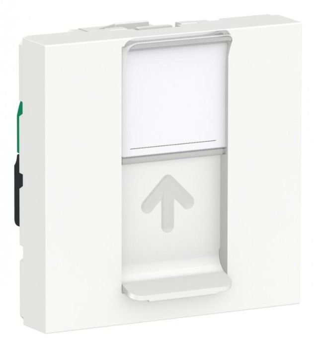 купить купить Розетка компьютерная RJ45 одинарная кат 6 STP 2м белый Unica New Schneider Electric (Шнайдер Электрик)  