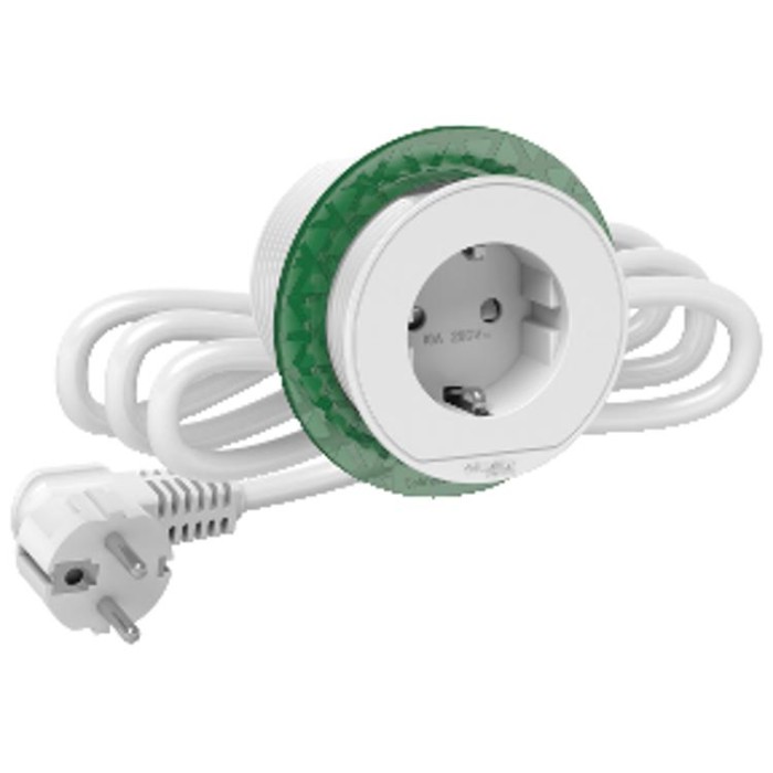 купить купить Блок розет. 1x (2К+З) белый Unica New Schneider Electric (Шнайдер Электрик)  