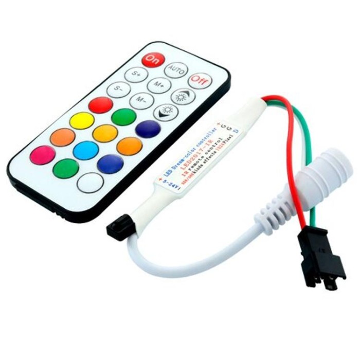 купить купить Контроллер SPI OEM Dream Color IR 21 buttons  