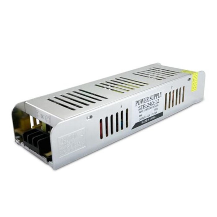 купить купить Блок питания OEM DC12 240W 20А STR-240 узкий  