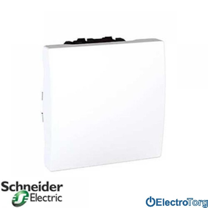 Выключатель 1-клавишный 16AX белый Unica Schneider