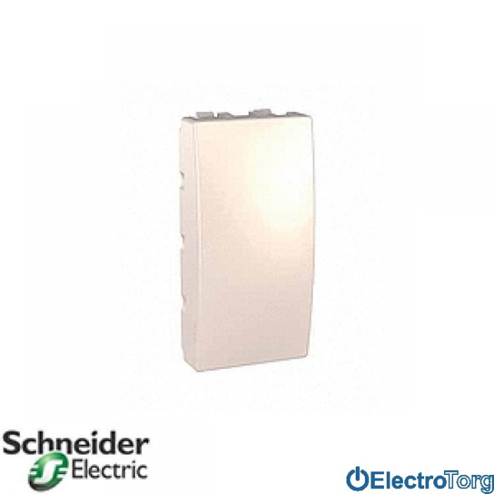 Заглушка 1-модульная слоновая кость Unica Schneider