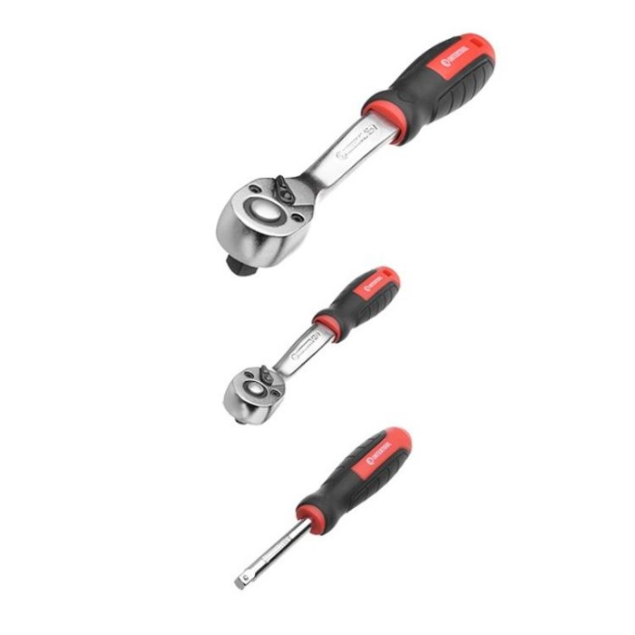 купить купить Набор инструментов 73 ед. STORM, 1/2&quot;, 1/4&quot;, Сr-V INTERTOOL ET-8073  