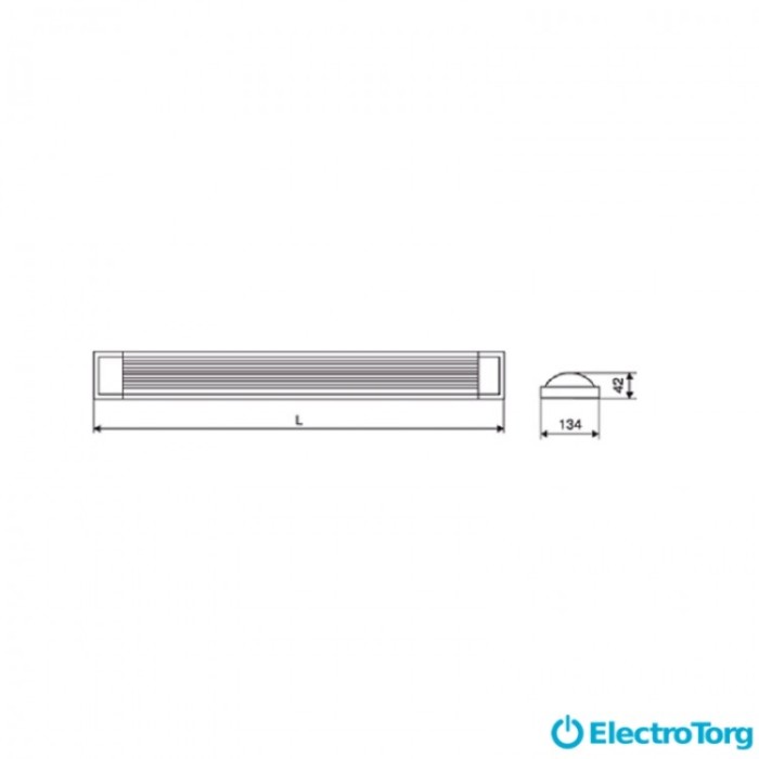 купить купить Светильник ЛПО3017 2x30Вт 230В T8/G13 ИЭК(IEK)  