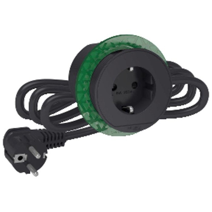 купить купить Блок розет. 1х (2К+З) антрацит Unica New Schneider Electric (Шнайдер Электрик)  