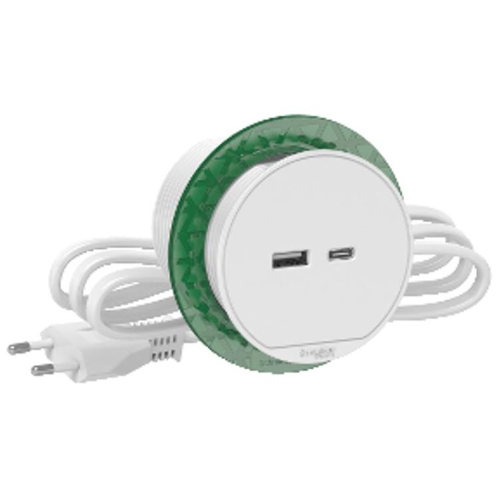 купить купить Блок розет. USB тип А + тип С белый Unica New Schneider Electric (Шнайдер Электрик)  