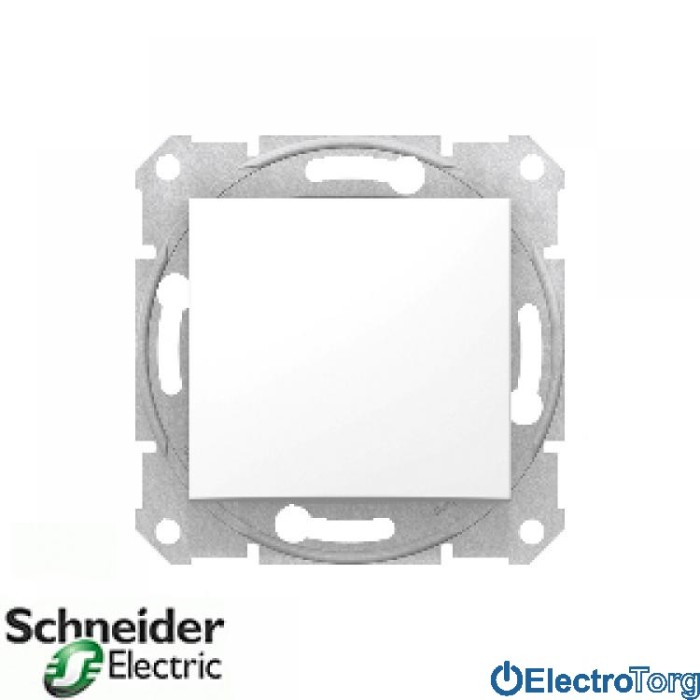 купить купить Переключатель 1-клавишный перекресный 10AX белый Sedna Schneider Electric (Шнайдер Электрик)  