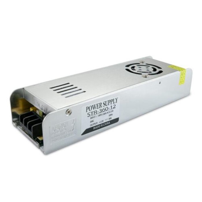 купить купить Блок питания OEM DC12 360W 30А STR-360 узкий  