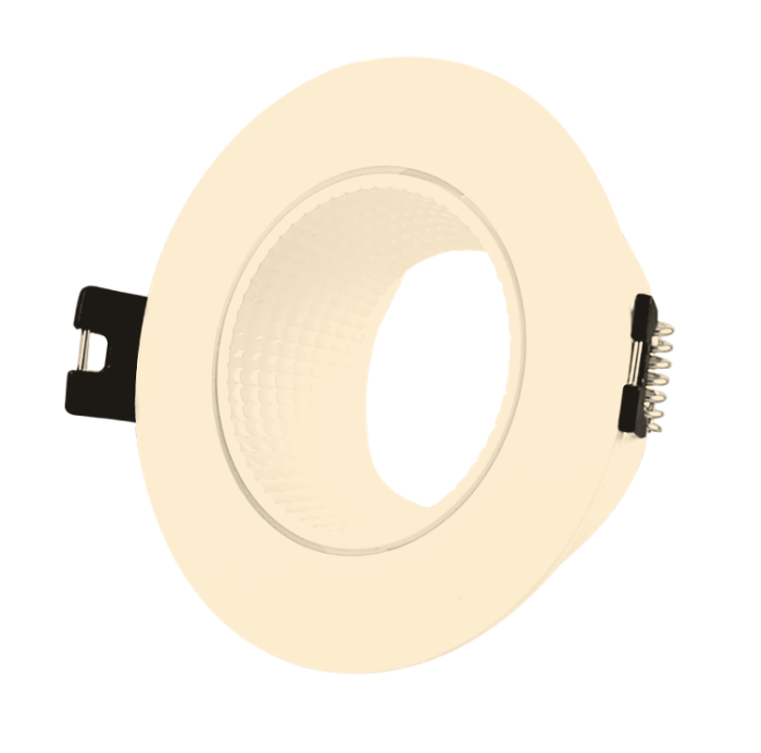 Корпус для світильника LEBRON L-DL-R-Wh, MR16, вбудований поворотний, білий, пластик