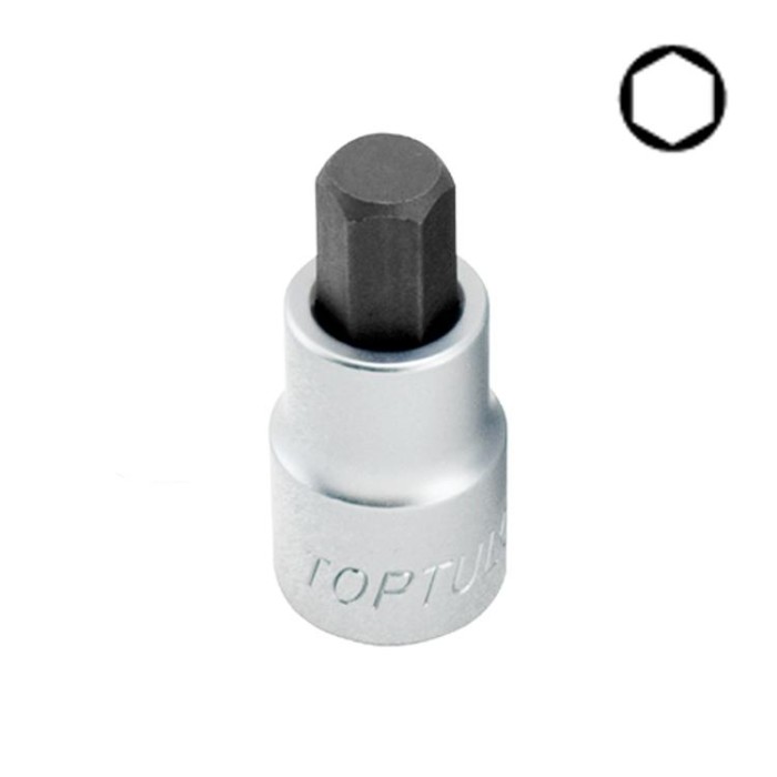 Торцевая насадка HEX TOPTUL 19 мм 55мм 1/2&amp;quot; BCDA1619