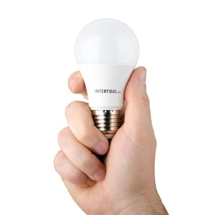 купить купить Светодиодная лампа LED 12Вт, E27, 220В, INTERTOOL LL-0015  