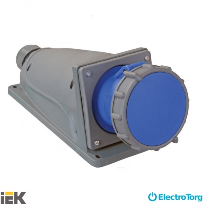 купить купить Розетка стационарная ССИ-133 63А-6ч/200-250В 2Р+РЕ IP67 MAGNUM ИЭК (IEK)  