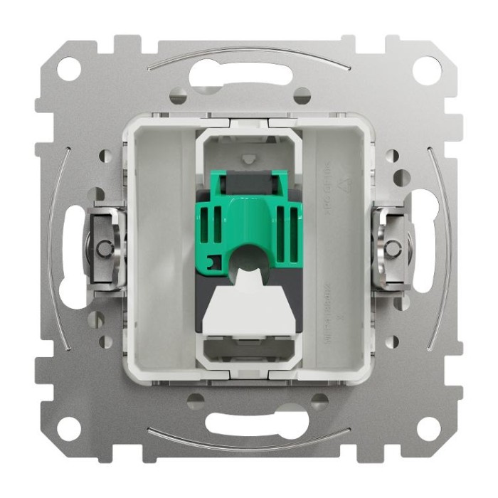 Комп’ютерна розетка RJ45 категорія 5E UTP Біла Sedna Design Schneider Electric