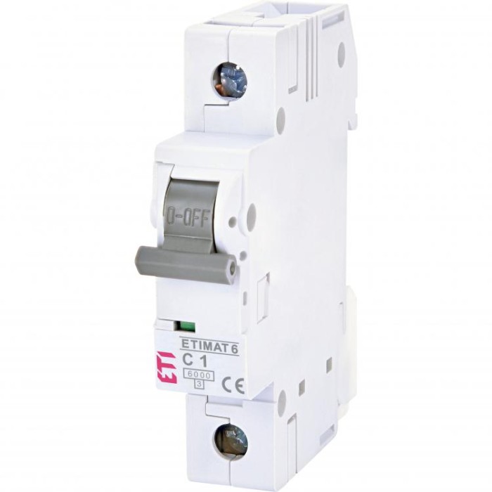 купить купить Автоматичний вимикач ETIMAT 6 1p C 1 A (6kA) ETI  