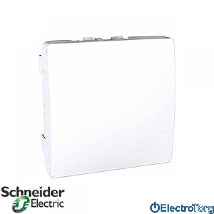 Заглушка 2-модульная белая Unica Schneider