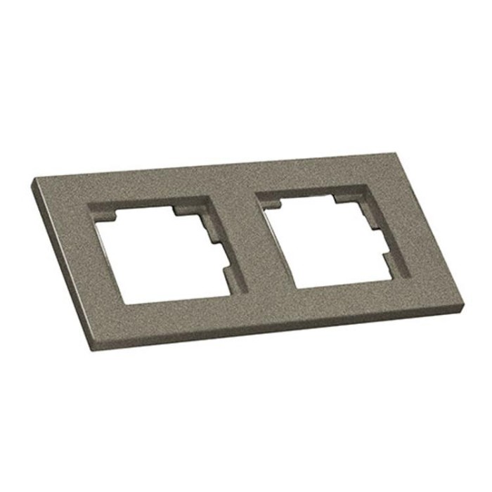 Рамка вертикальна двомісна RITA, Mutlusan, &amp;quot;графіт&amp;quot;, (2220 800 2295)