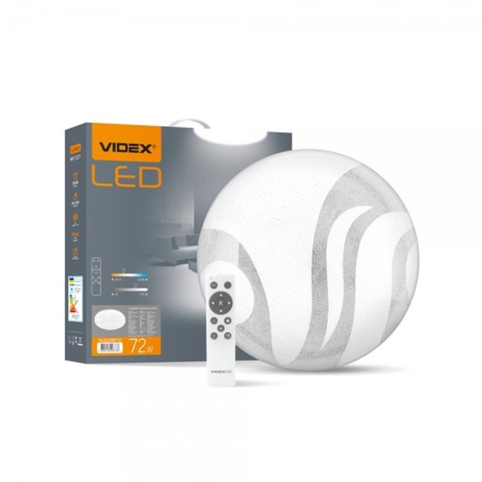 купить купить LED светильник функциональный круглый VIDEX WAVE 72W 2800-6200K  