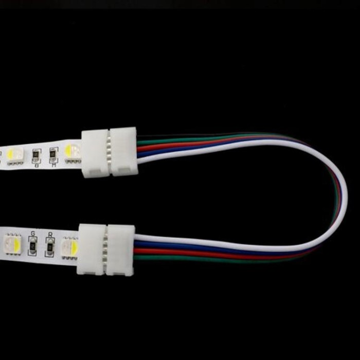 купить купить Коннектор для светодиодных лент OEM SC-22-SW-15-5 10mm RGBW 2joints wire (провод-2 зажима)  