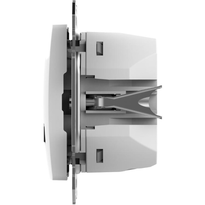 Подвійна USB розетка A+C, 3 A, 45 Вт, Білий Sedna Design Schneider Electric