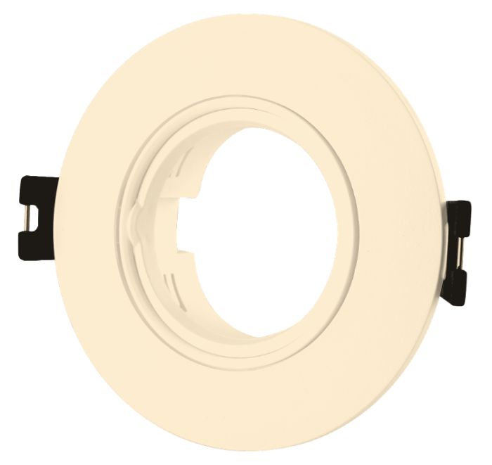 Корпус для світильника LEBRON L-DL-R-Wh, MR16, вбудований, білий, пластик