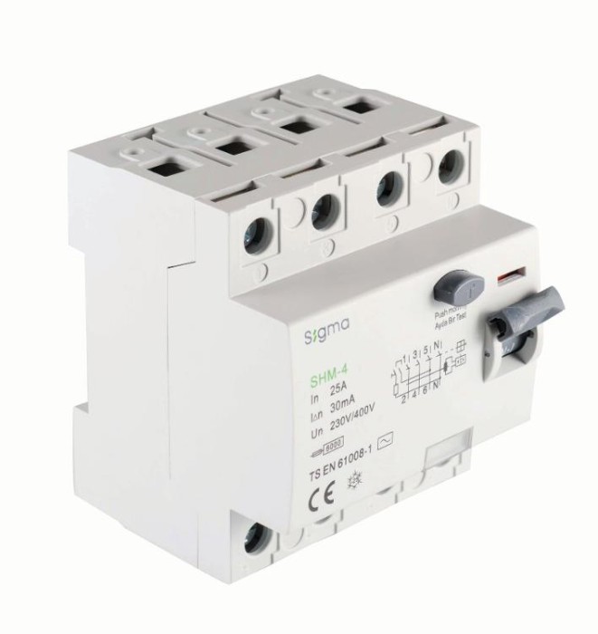 Диф. реле (ПЗВ) SIGMA 10кА, 4Р, 300мА, 63А &amp;quot;А&amp;quot; (SFM4063300)