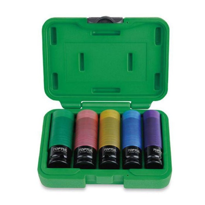 купить купить Набор головок для литых дисков TOPTUL 1/2&quot; 5ед. Pro-Series GDAI0503  