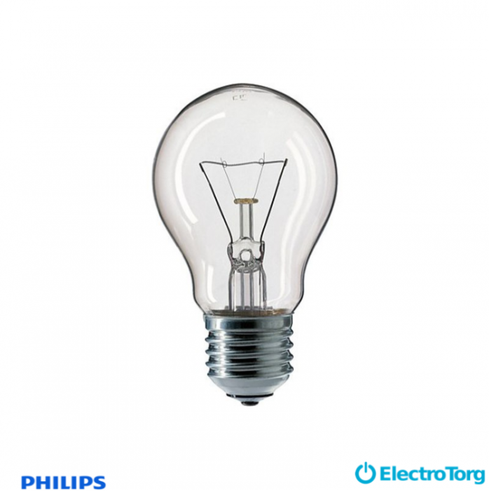 купить купить Лампа накаливания Stan 100W E27 230V A55 CL 1CT/12X10F Philips  