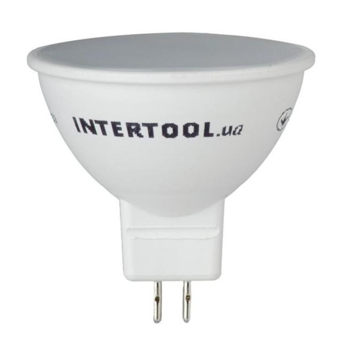 купить купить Светодиодная лампа LED 5Вт, GU5.3, 5Вт, 220В, INTERTOOL LL-0202  