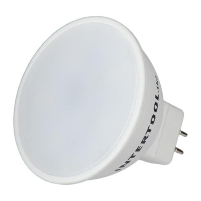 купить купить Светодиодная лампа LED 5Вт, GU5.3, 5Вт, 220В, INTERTOOL LL-0202  