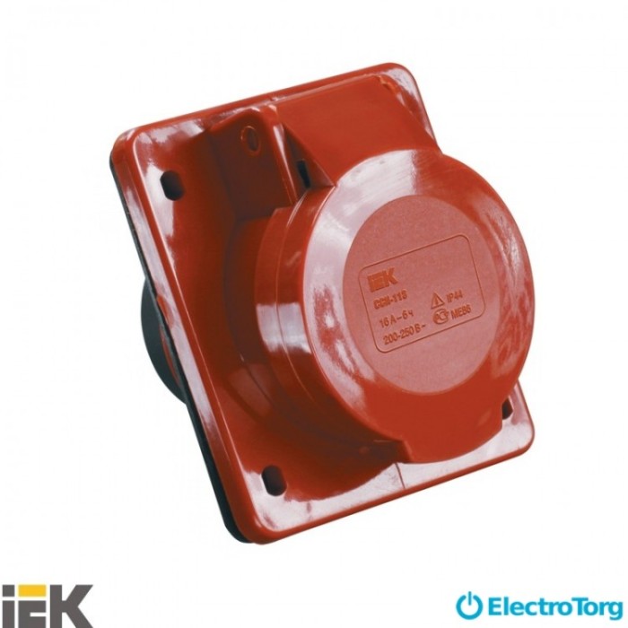 купить купить Розетка 414 скрытая 3Р+PЕ 16А 380В IP44 ИЭК(IEK)  