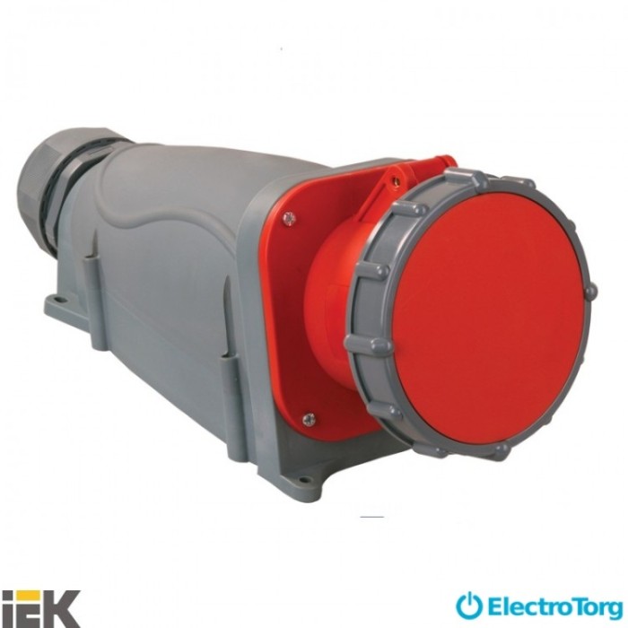 купить купить Розетка стационарная ССИ-145 125А-6ч/200/346-240/415В 3Р+РЕ+N IP67 MAGNUM ИЭК (IEK)  