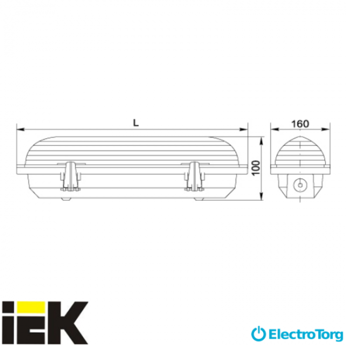 купить купить Светильник ЛСП3901А ABS/PS 2х18Вт IP65 ИЭК  