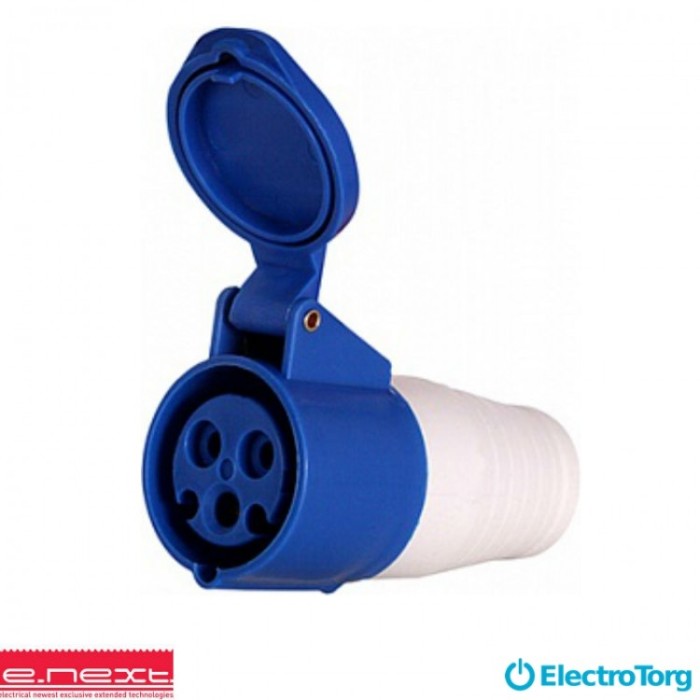 купить купить Силовая розетка переносная e.socket.pro.3.16, 3п., 220В, 16А (213) e-next  