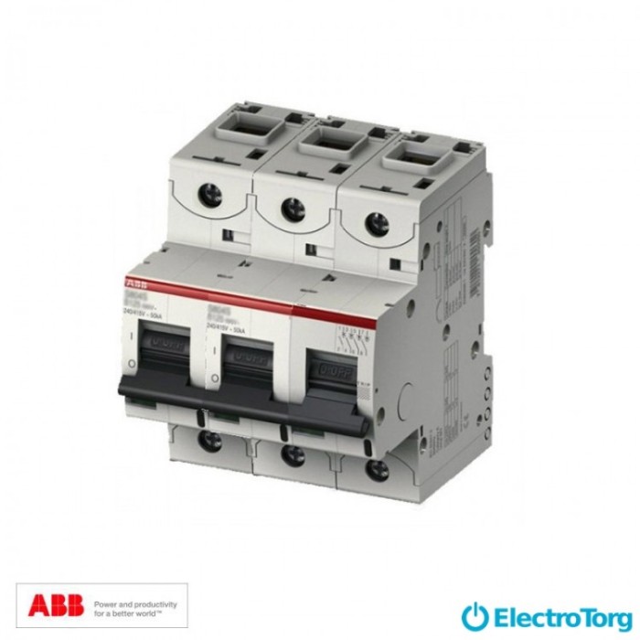 купить купить Автоматический выключатель S 803-C125/3полюса 125А ABB  