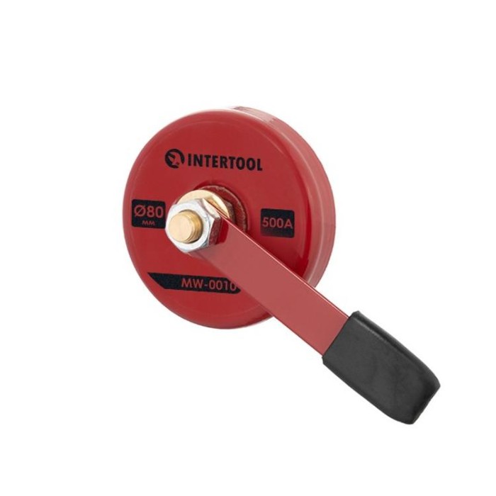 купить купить Контакт магнитный с рукояткой &Oslash;80 мм 500 А INTERTOOL MW-0010  