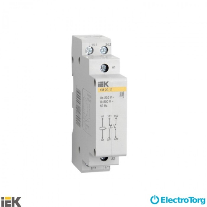 купить купить Контактор модульный КМ20-11 AC ИЭК (IEK)  