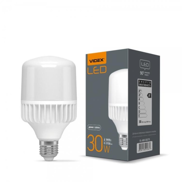 купить купить LED лампа VIDEX A80 30W E27 5000K  