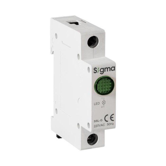 купить купить Индикатор Светосигнальный модульный SIGMA 220V AC, зеленый (SSL-G220A)  