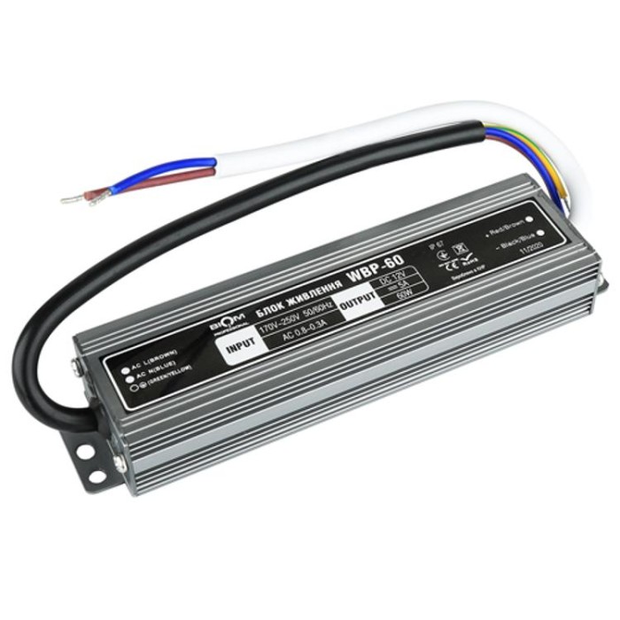 купить купить Блок питания Professional DC12 60W WBP-60-12 5А герметичный BIOM  