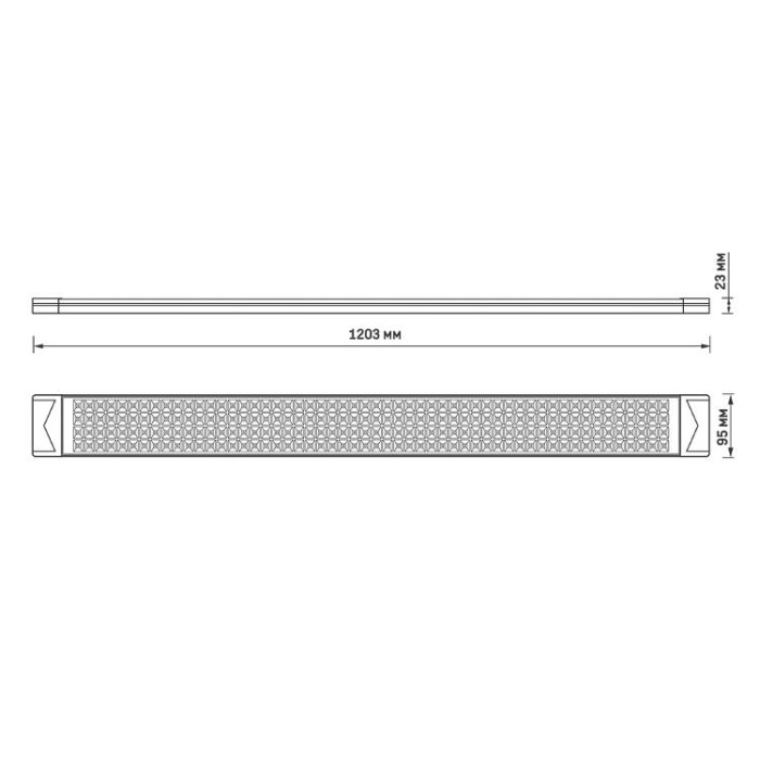 купить купить LED світильник лінійний VIDEX 100W 1,2М 5000K  