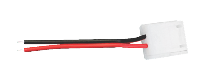 З'єднувач (провід+зажим) LEBRON L-CLIP для світлодіодних стрічок 10мм (10шт)